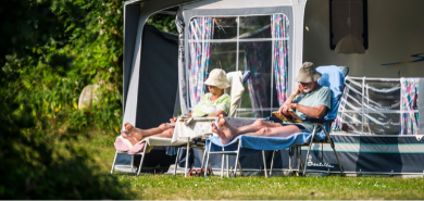 Senior campingtilbud i egen vogn/telt (Højsæson)